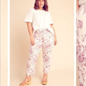 NWT DL 1961 Anthro floral jeans!